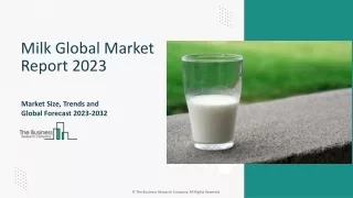 Milk Market Segments 2023-2032 | Size, Share And Insights