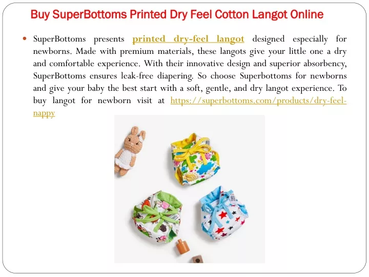 buy superbottoms printed dry feel cotton langot online