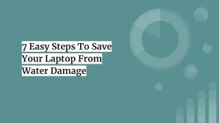 7 Easy Steps To Save Your Laptop From Water Damage