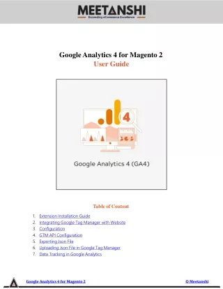 Magento 2 Google Analytics 4 (GA4) Using GTM