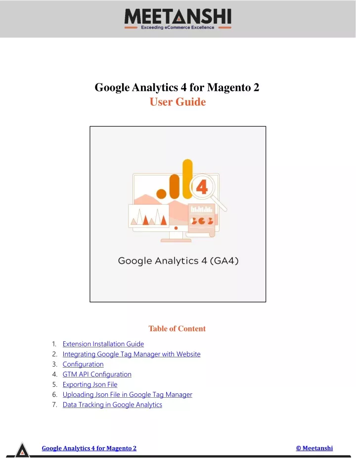 google analytics 4 for magento 2 user guide