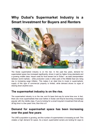 _Why Dubai's Supermarket Industry is a Smart Investment for Buyers and Renters
