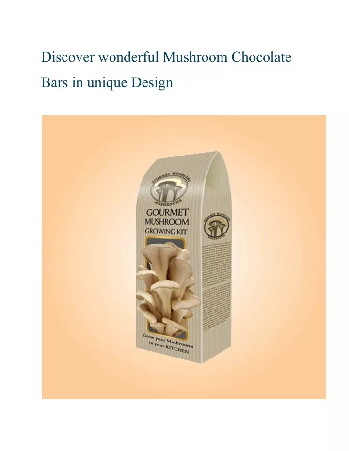 discover wonderful mushroom chocolate