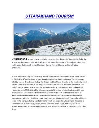 Uttarakhand PDF