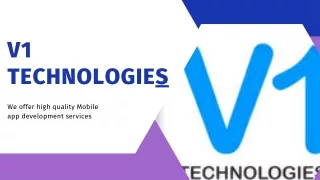 android app development service - V1 Technologies