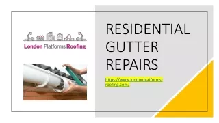 Residential Gutter Repair