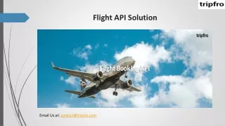 flight api solution