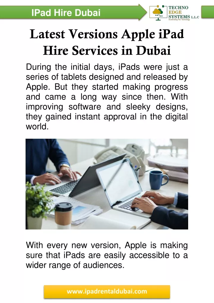 ipad hire dubai