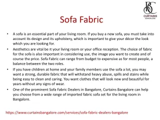 Sofa Fabric in Bangalore-Sofa Fabric Dealers in Bangalore