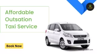 Best Bangalore Outstation Cab Service- Gocabxi