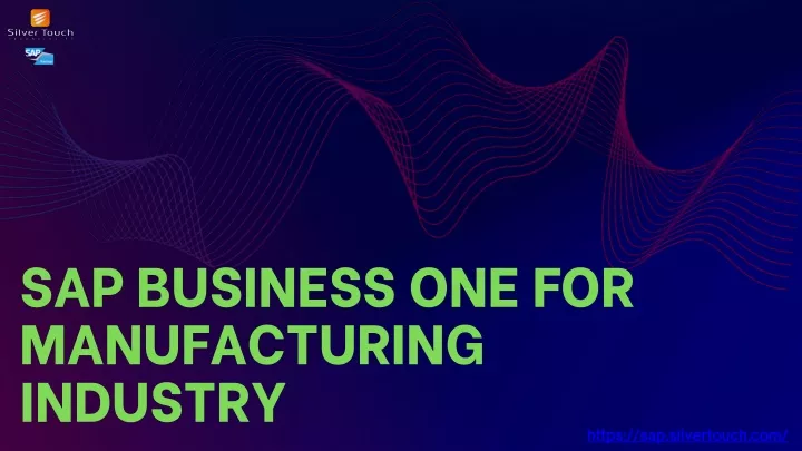 sap business one for manufacturing industry