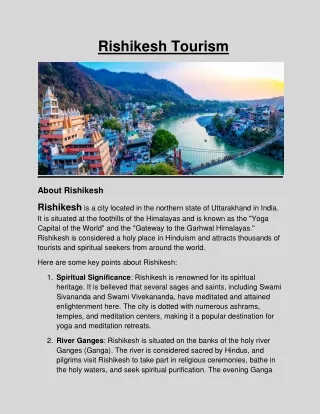 Rishikesh PDF