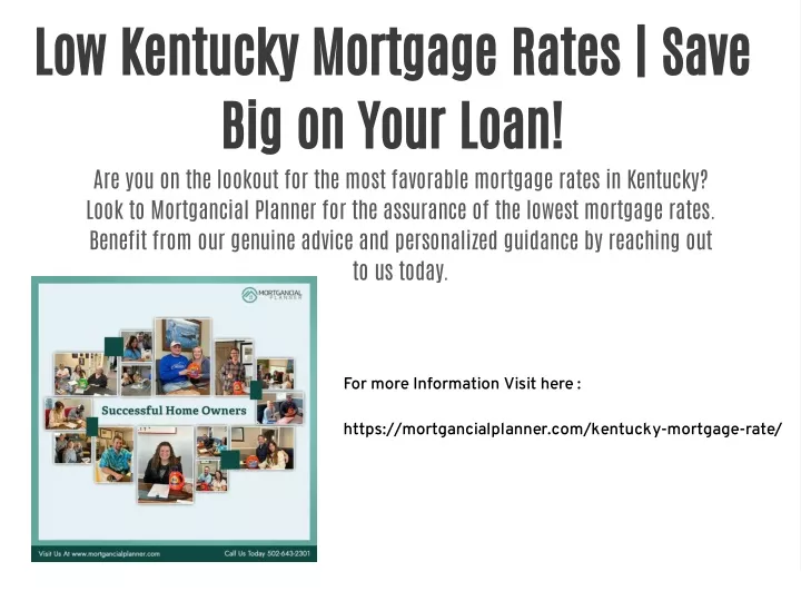 low kentucky mortgage rates save big on your loan