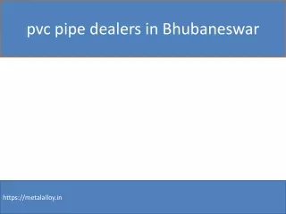 pvc pipe dealers in Bhubaneswar