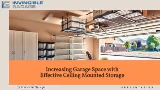 Overhead Garage Ceiling Storage Solution