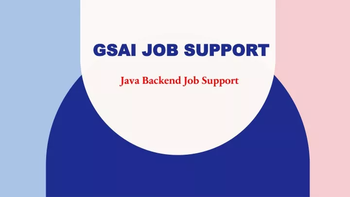 gsai job support