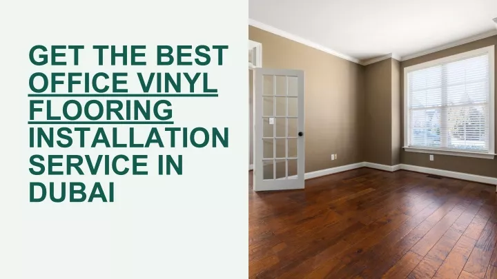 get the best office vinyl flooring installation