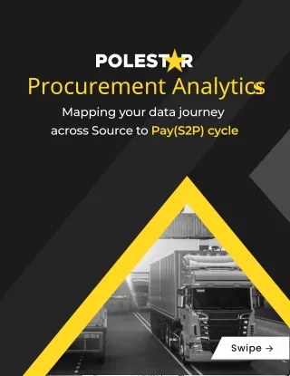 Procurement Analytics: Swipe Mapping Your Data Journey Across the Source-to-Pay
