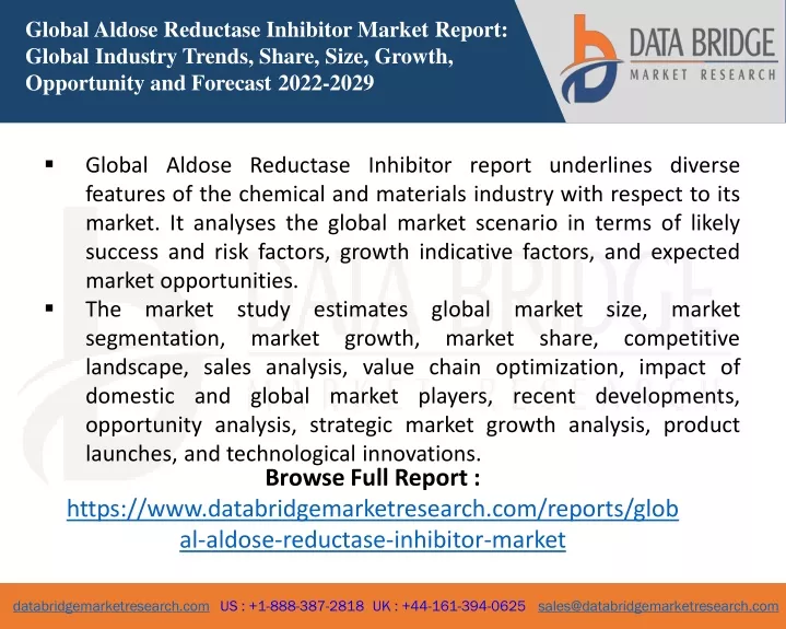 global aldose reductase inhibitor market report