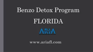 Benzo Detox Program FL