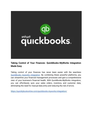 taking control of your finances quickbooks