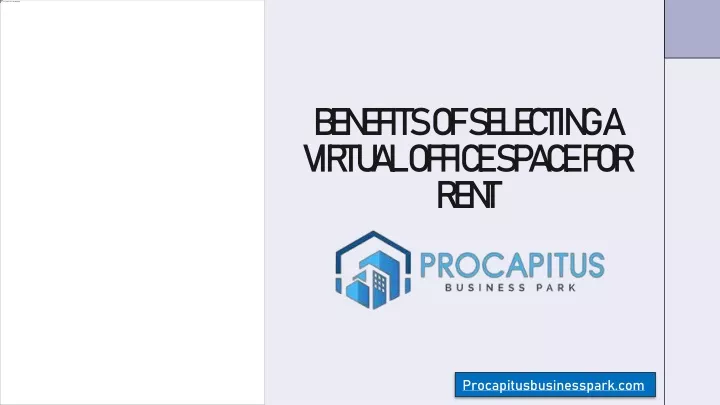 benefits of selecting a virtual office space for rent