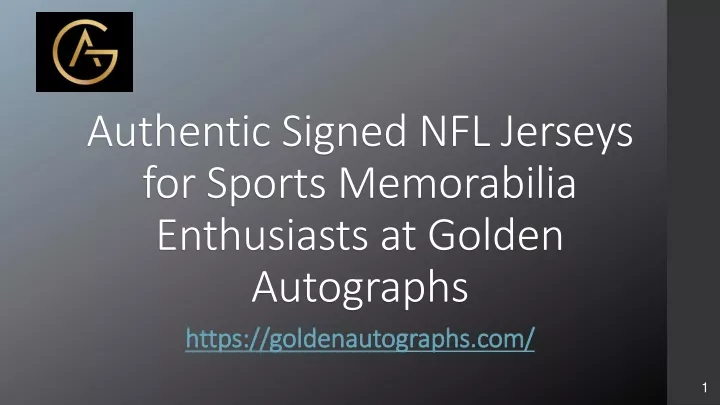 authentic signed nfl jerseys for sports memorabilia enthusiasts at golden autographs