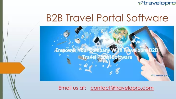 b2b travel portal software