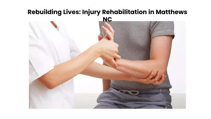 rebuilding lives injury rehabilitation