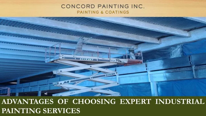advantages of choosing expert industrial painting