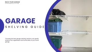 garage s h e l v i n g g u i d e