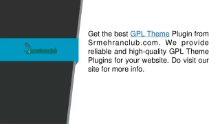 Gpl Theme Srmehranclub.com