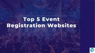 Top 5 Event Registration Websites