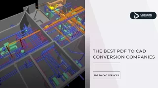 The Best PDF to CAD Conversion Companies