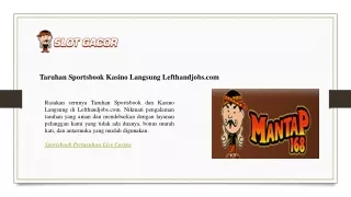Taruhan Sportsbook Kasino Langsung Lefthandjobs.com
