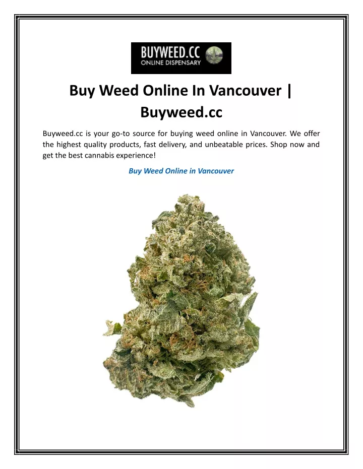 buy weed online in vancouver buyweed cc