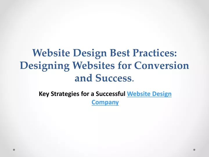 website design best practices designing websites for conversion and success