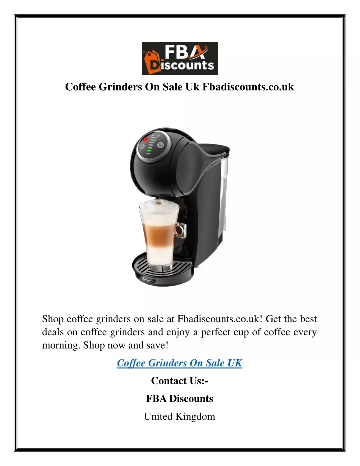 coffee grinders on sale uk fbadiscounts co uk