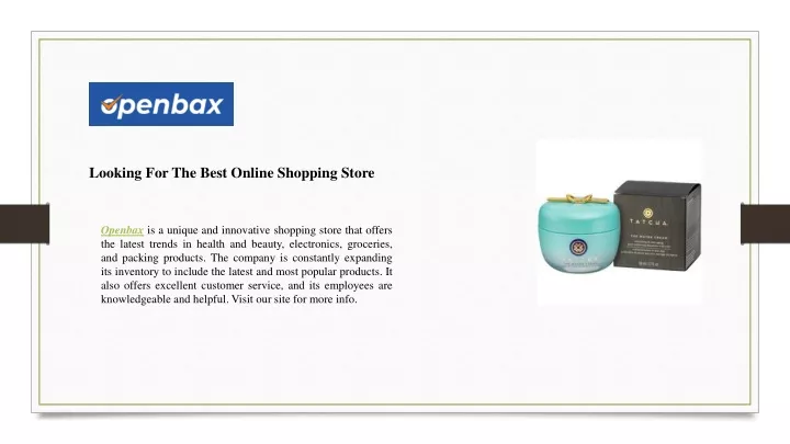 looking for the best online shopping store