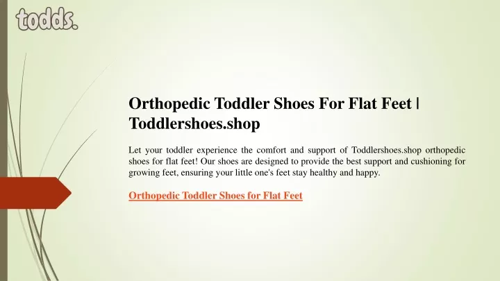 orthopedic toddler shoes for flat feet