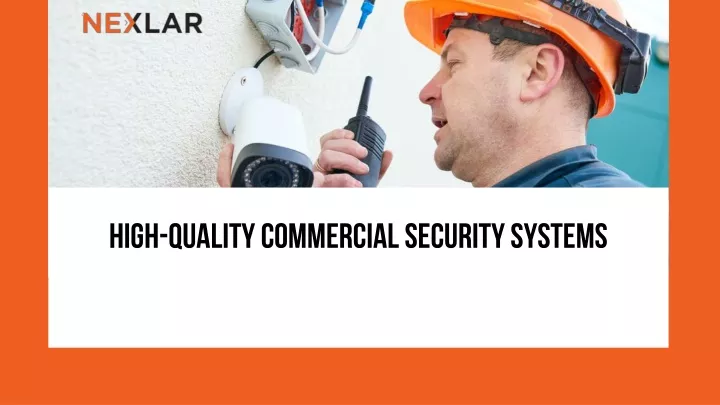 high quality commercial security systems