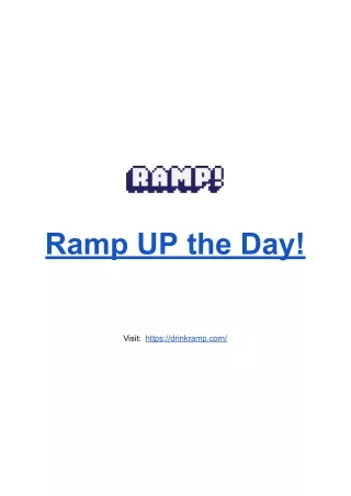 Ramp Up the Day - Natural Solution for Teenage Athlete's Stress and Attentio
