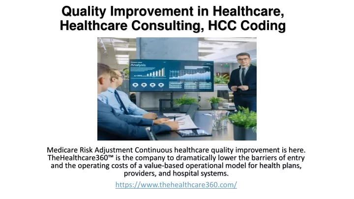 quality improvement in healthcare healthcare consulting hcc coding