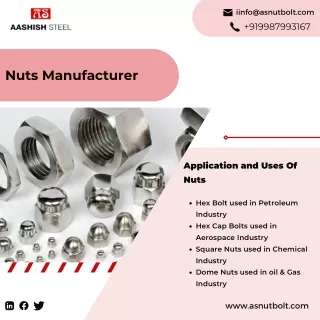 Nuts Manufacturer I Bolt manufacturer I Application & Specification Of Fastener