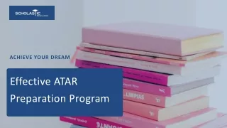 Scholastic Excellence's Effective ATAR Preparation Program