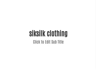 siksilk