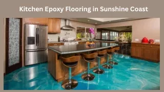 Kitchen Epoxy Flooring in Sunshine Coast