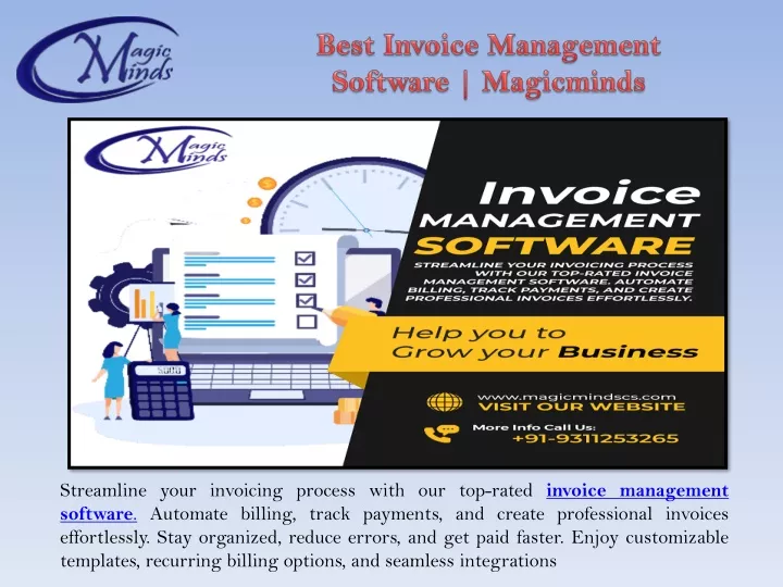 best invoice management software magicminds