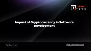 impact of cryptocurrency in software development