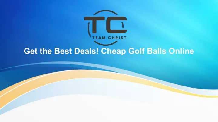 get the best deals cheap golf balls online